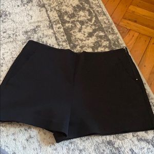 Black high waisted shorts